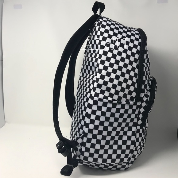 VANS Backpack Alumni Off the Wall B/W Checkerboard - Picture 2 of 8